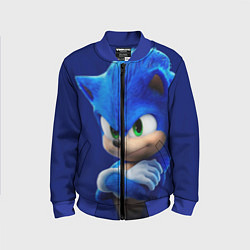 Бомбер детский SONIC, цвет: 3D-синий