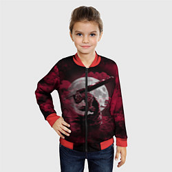 Бомбер детский BERSERK, цвет: 3D-красный — фото 2