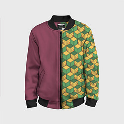 Бомбер детский ГИЮ ТОМИОКА, цвет: 3D-черный