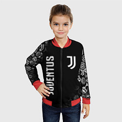 Бомбер детский JUVENTUS, цвет: 3D-красный — фото 2
