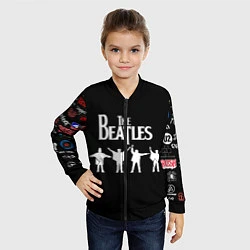 Бомбер детский Beatles, цвет: 3D-черный — фото 2