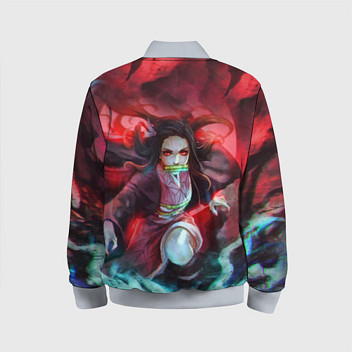 Детский бомбер KIMETSU NO YAIBA / 3D-Серый – фото 2