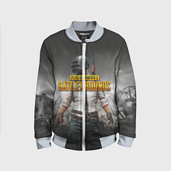 Бомбер детский PUBG, цвет: 3D-серый