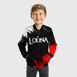 Бомбер детский Louna, цвет: 3D-черный — фото 2