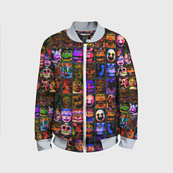 Бомбер детский Five Nights At Freddy's, цвет: 3D-серый