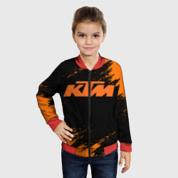Бомбер детский KTM, цвет: 3D-красный — фото 2