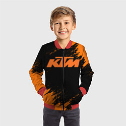 Бомбер детский KTM, цвет: 3D-красный — фото 2