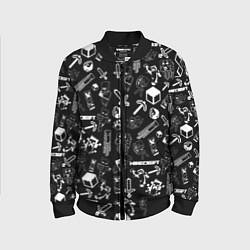 Детский бомбер Minecraft pattern