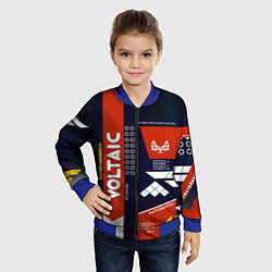 Бомбер детский Кровавый спорт, цвет: 3D-синий — фото 2