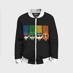 Бомбер детский South Park, цвет: 3D-белый