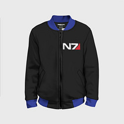 Бомбер детский MASS EFFECT N7, цвет: 3D-синий