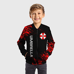 Бомбер детский UMBRELLA CORP, цвет: 3D-черный — фото 2