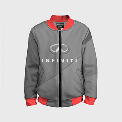 Бомбер детский Infiniti, цвет: 3D-красный