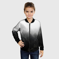 Бомбер детский Лес, цвет: 3D-черный — фото 2