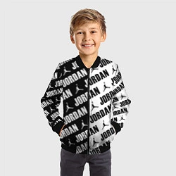 Бомбер детский MICHAEL JORDAN AIR, цвет: 3D-черный — фото 2