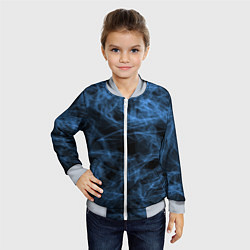 Бомбер детский Синий дым, цвет: 3D-серый — фото 2