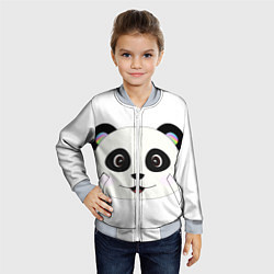 Бомбер детский Panda, цвет: 3D-серый — фото 2