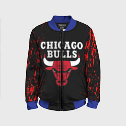 Бомбер детский CHICAGO BULLS, цвет: 3D-синий