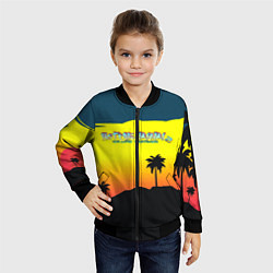 Бомбер детский HOTLINE MIAMI2, цвет: 3D-черный — фото 2