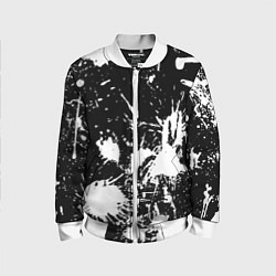 Бомбер детский ABSTRACT, цвет: 3D-белый
