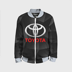 Бомбер детский TOYOTA, цвет: 3D-серый