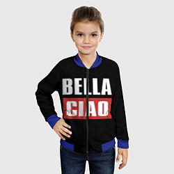 Бомбер детский Bella Ciao, цвет: 3D-синий — фото 2