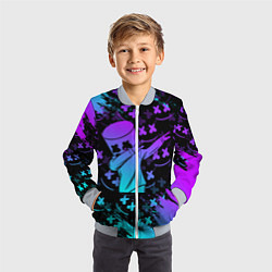 Бомбер детский FORTNITE x MARSHMELLO, цвет: 3D-серый — фото 2
