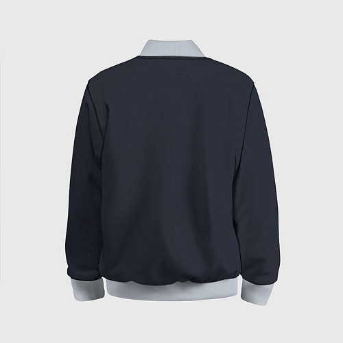 Детский бомбер БЕЛЫЙ ВОЛК D / 3D-Серый – фото 2