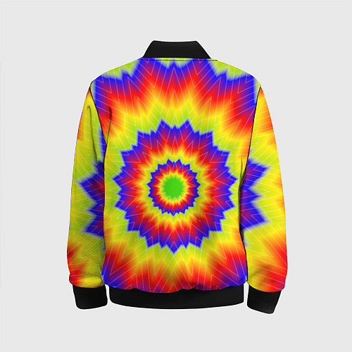 Детский бомбер Tie-Dye / 3D-Черный – фото 2