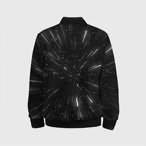 Детский бомбер 3D, Космос / 3D-Черный – фото 2