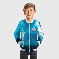 Бомбер детский VOLKSWAGEN, цвет: 3D-белый — фото 2
