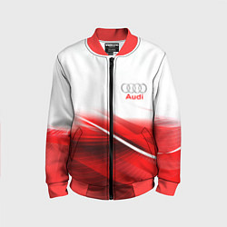 Бомбер детский AUDI, цвет: 3D-красный