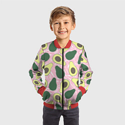 Бомбер детский Avocado, цвет: 3D-красный — фото 2
