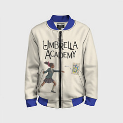 Бомбер детский The umbrella academy, цвет: 3D-синий