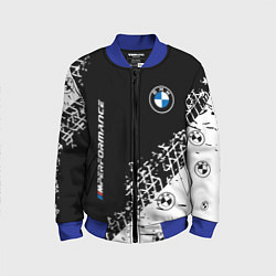 Бомбер детский BMW БМВ, цвет: 3D-синий