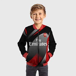 Бомбер детский ARSENAL UNIFORM, цвет: 3D-красный — фото 2