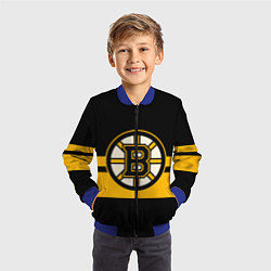 Бомбер детский BOSTON BRUINS NHL, цвет: 3D-синий — фото 2