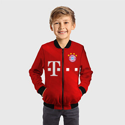 Бомбер детский FC Bayern Munchen, цвет: 3D-черный — фото 2