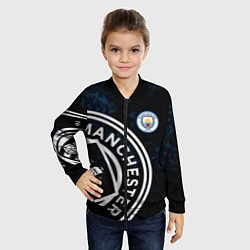 Бомбер детский Manchester City, цвет: 3D-черный — фото 2