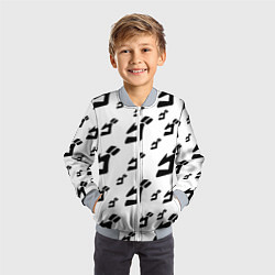 Бомбер детский JoJo Bizarre Adventure, цвет: 3D-серый — фото 2