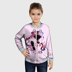 Бомбер детский Космическая Сейлор Мун, цвет: 3D-серый — фото 2