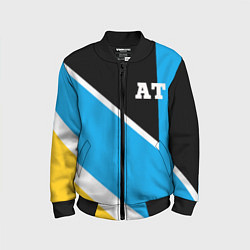 Бомбер детский Athletic team blue, цвет: 3D-черный