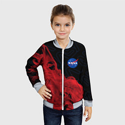 Бомбер детский NASA НАСА, цвет: 3D-серый — фото 2