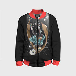 Бомбер детский UNDERTALE, цвет: 3D-красный