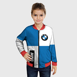 Бомбер детский BMW, цвет: 3D-красный — фото 2