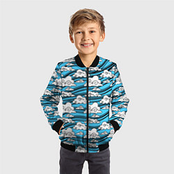 Бомбер детский КИМОНО ТАНДЖИРО, цвет: 3D-черный — фото 2