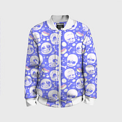 Бомбер детский Undertale, цвет: 3D-белый