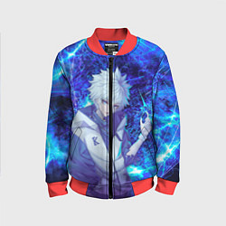 Бомбер детский Киллуа Золдик, цвет: 3D-красный