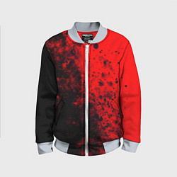 Бомбер детский Пятна Крови, цвет: 3D-серый