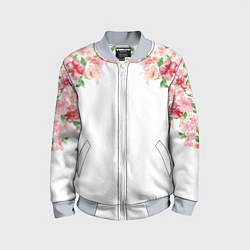 Детский бомбер Цветы